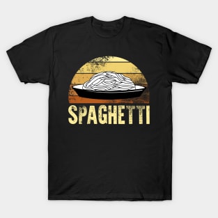 Spaghetti Retro Plate T-Shirt